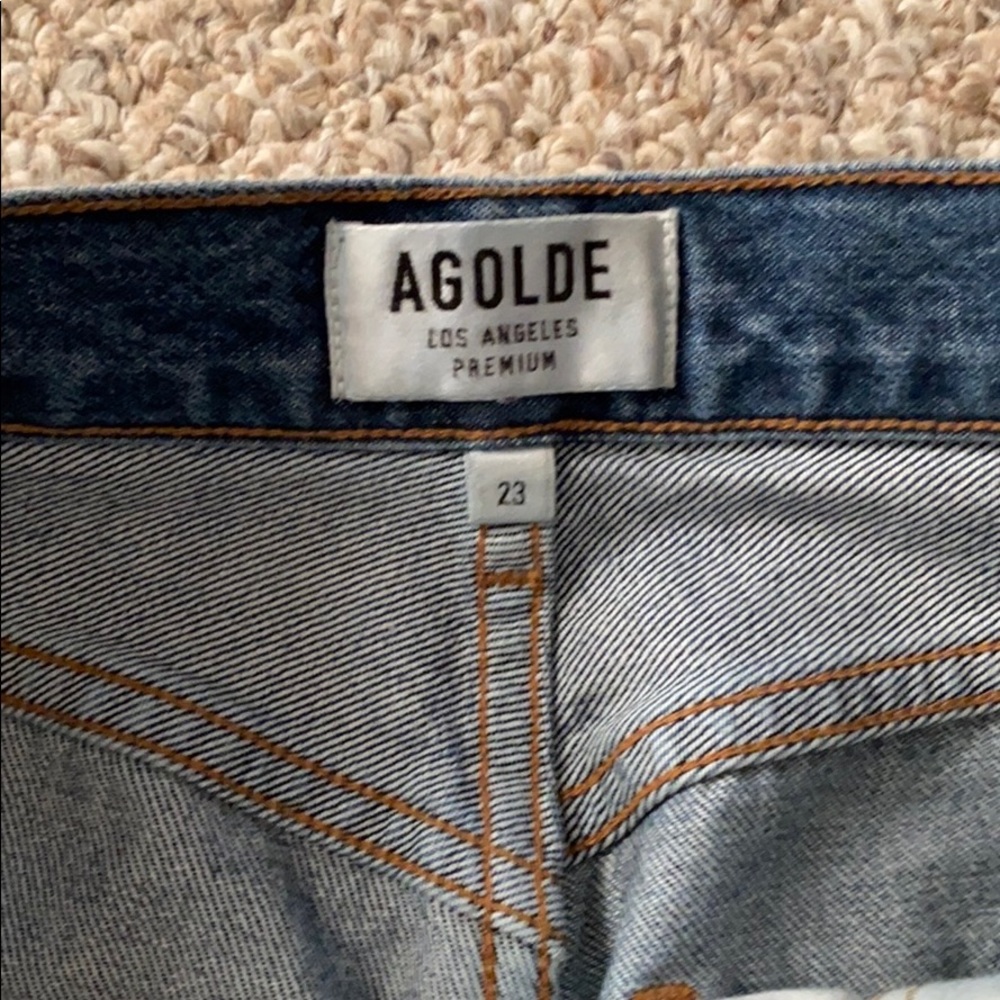 Agolde Riley High Rise Crop - Picture 4 of 7